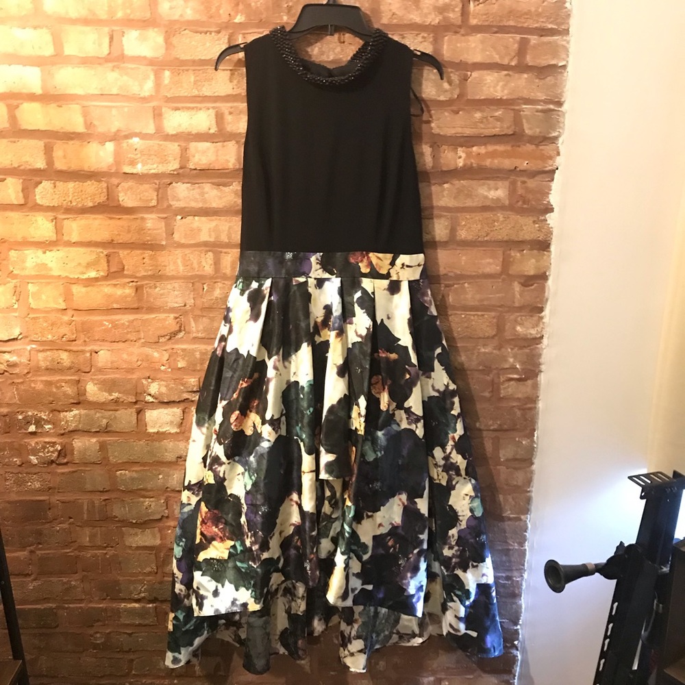 SLNY A-Line Hi-Lo Dress